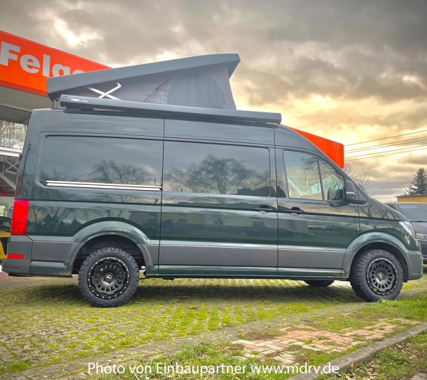 8,5x18 Twin Monotube Projekt AT1 HD Alufelge in schwarz für Fiat Ducato 3